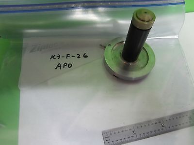 MICROSCOPE PART OBJECTIVE APO 75X MOUNTED  OPTICS #K7-F-26