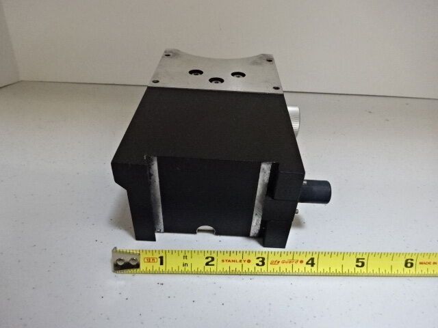 MICROSCOPE PART LEICA REICHERT POLYVAR HOLDER STAGE OPTICS AS IS #TC-1-B