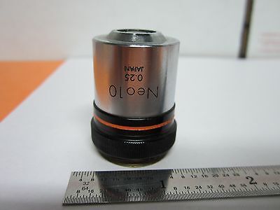 MICROSCOPE OBJECTIVE OLYMPUS NEO 10X OPTICS BIN#B3-D-13