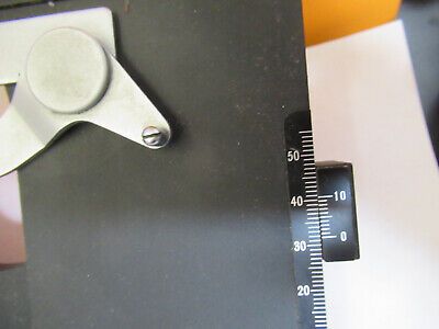 FOR PARTS MEIJI JAPAN XY STAGE TABLE MICROSCOPE PART AS PICTURED 4B-FT-12