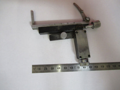 FOR PARTS OR REPAIR XY CLIPS MECHANISM MICROSCOPE PART AS PICTURED &S9-A-30