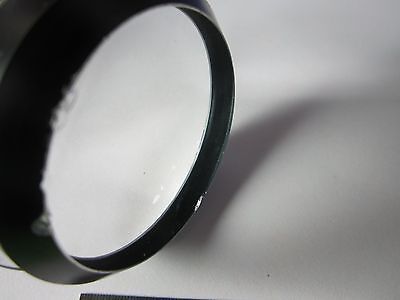 OPTICAL CONVEX CONCAVE MIL SPEC LENS AS IS [chipped] LASER OPTICS BIN#35-32