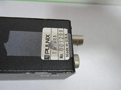 MICROSCOPE INSPECTION VIDEO CAMERA CCD PULNIX TM-845 OPTICS AS IS BIN#N4-18