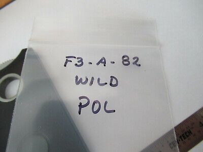 WILD SWISS POLARIZER SLIDE ROTABLE OPTICS MICROSCOPE PART AS PICTURED F3-A-82