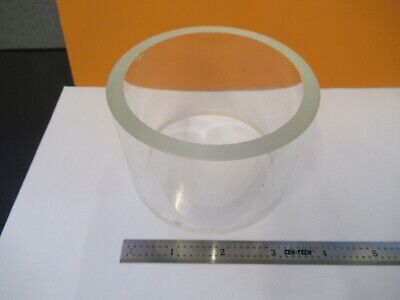 OPTICAL GLASS LARGE CYLINDER [some chips] HOLOGRAM OPTICS AS PICTURED &G1-A-44