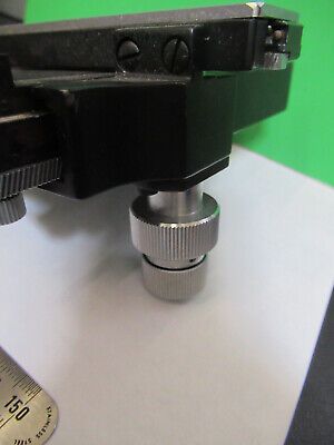 STAGE XY TABLE SPECIMEN ZEISS GERMANY MICROSCOPE PART AS PICTURED &A9-B-39