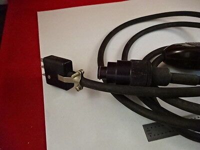 FOR PARTS MICROSCOPE SPARE LAMP CORD ILLUMINATOR UNKNOWN MAKER AS IS #G6-B-06