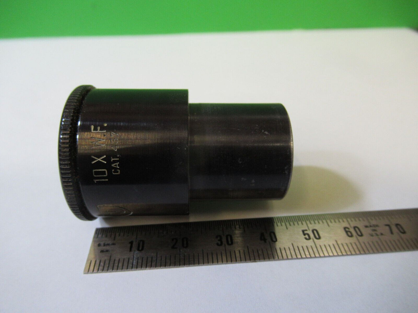 AMERICAN AO CAT 437 EYEPIECE OPTICS LENS MICROSCOPE PART AS PICTURED #22-A-37