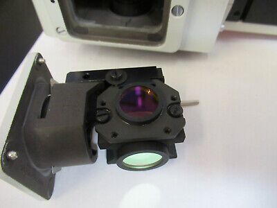 LEITZ WETZLAR VERTICAL ILLUMINATOR FLUORESCENT MICROSCOPE PART AS PIC &B1-B-98