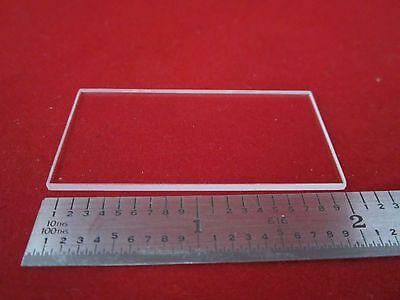 OPTICAL LENS OR WINDOW RECTANGLE LASER OPTICS 1"X2" #4-146 BIN#4