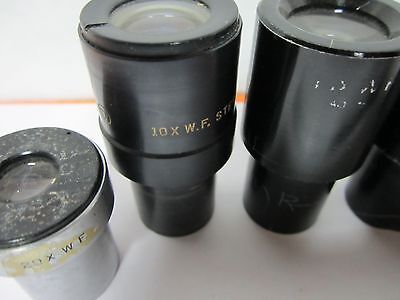 LOT 6 EA AMERICAN OPTICS MICROSCOPE EYEPIECE OPTICS AS IS BIN#K9-35