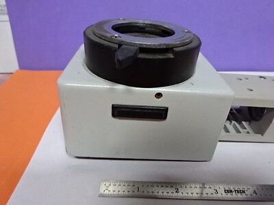 LEITZ VERTICAL ILLUMINATOR OPTICS [dirty] MICROSCOPE PART AS PICTURED &Z9-08