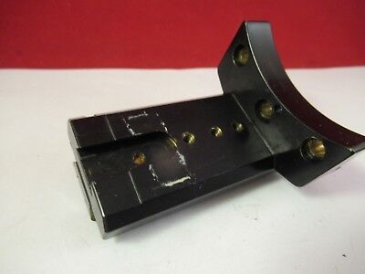 LEITZ GERMANY POL STAGE BRASS HOLDER MICROSCOPE PART AS PICTURED &FT-4-79