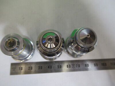 ASSORTED OBJECTIVES LENSES OPTICS LOT MICROSCOPE PART AS PICTURED Z1-A-61