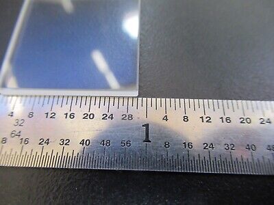 OPTICAL RECTANGULAR GLASS PLATE OPTICS AS PICTURED &A7-A-45