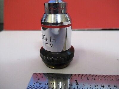 WILD HEERBRUGG OBJECTIVE FLUOR HI 100X PH MICROSCOPE PART AS PICTURED &A9-A-103