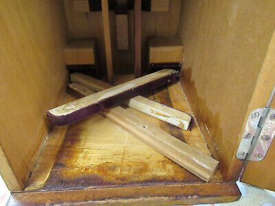 ANTIQUE ERNST LEITZ WETZLAR EMPTY WOOD CABINET for MICROSCOPE AS PICTURED &TD-5