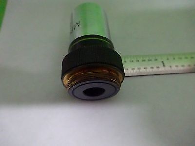 MICROSCOPE PART OBJECTIVE OLYMPUS JAPAN MPLAN 40X OPTICS AS IS BIN#W8-67