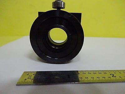 MICROSCOPE PART LEITZ GERMANY LENS BRASS MOUNTED OPTICS AS IS BIN#W6-17