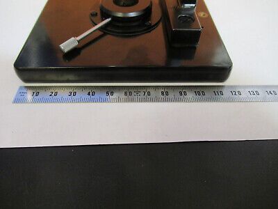 UNITRON JAPAN STAGE TABLE + IRIS DIAPHRAGM MICROSCOPE PART AS PICTURED &4B-FT-09