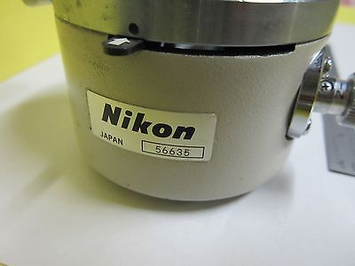 MICROSCOPE VERTICAL ILLUMINATOR NIKON JAPAN OPTICS AS PICTURED #H4-T-07