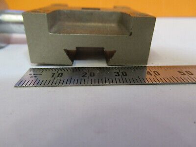 VICKERS UK ENGLAND CONDENSER STAGE DOVETAIL MICROSCOPE PART AS PICTURED P3-A-37