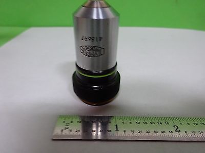 MICROSCOPE PART OBJECTIVE OLYMPUS JAPAN M40 40X OPTICS AS IS BIN#Y3-H-09