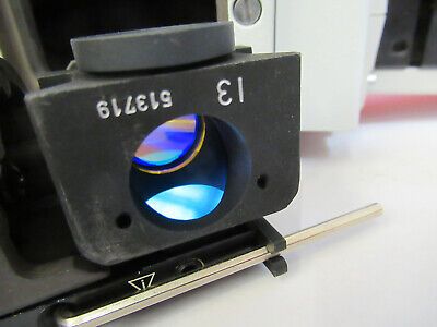 LEITZ WETZLAR VERTICAL ILLUMINATOR FLUORESCENT MICROSCOPE PART AS PIC &B1-B-98