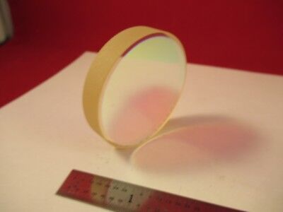 OPTICAL FLAT ZERODUR 2" DIA DICHROIC MIRROR 1/10 WAVE LASER OPTICS &5-A-94