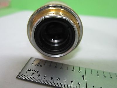 FOR PARTS MICROSCOPE PART OBJECTIVE  LEITZ [BENT THREAD] OPTICS AS IS S9-29