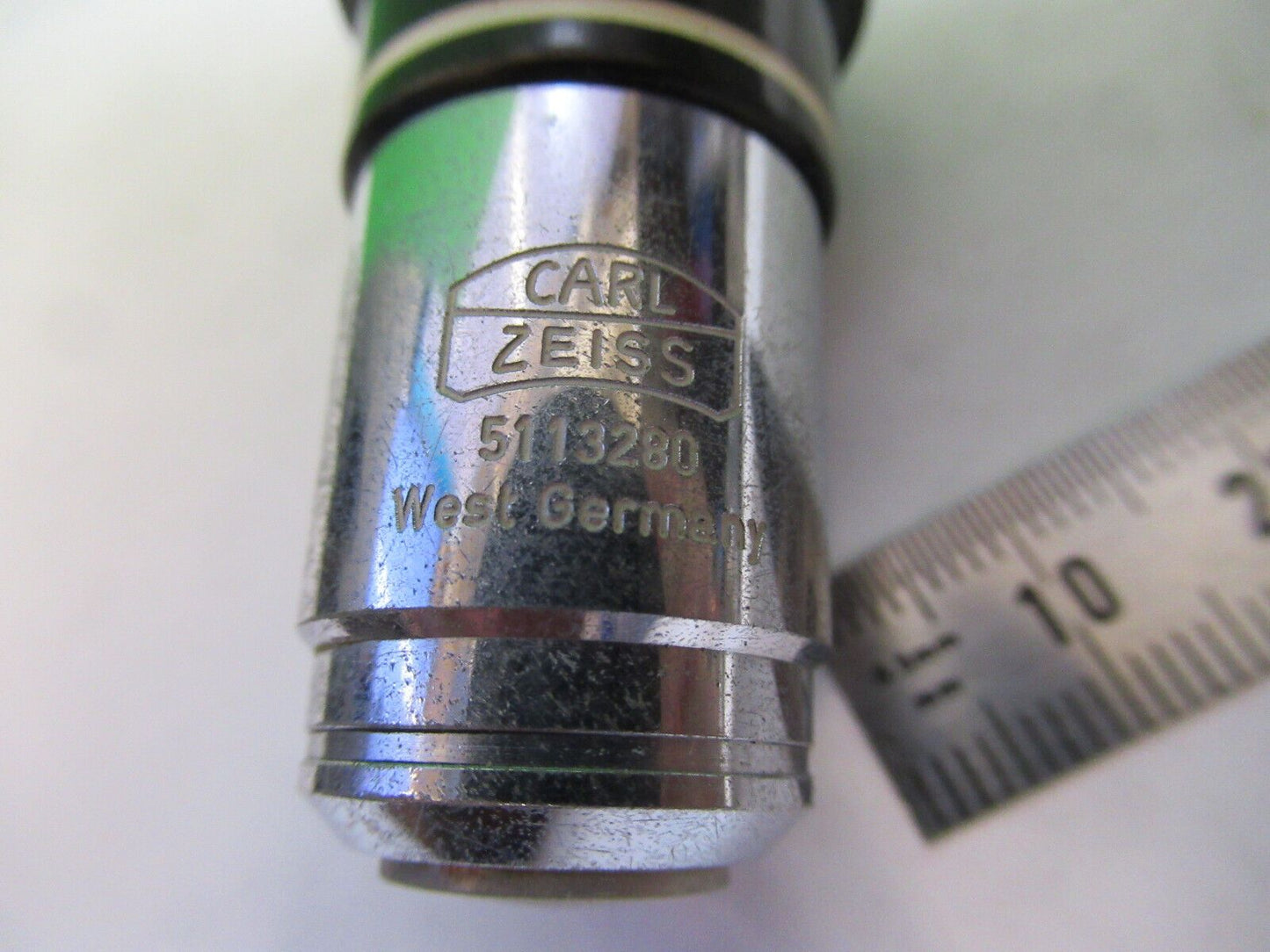 CARL ZEISS 100X /160 LENS OBJECTIVE OPTICS MICROSCOPE PART AS PICTURED &G7-A-20