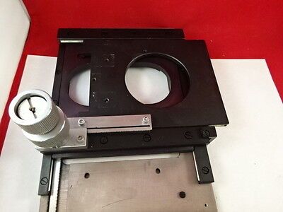 MICROSCOPE STAGE SPECIMEN TABLE LEITZ WETZLAR GERMANY PART &IL-74-05