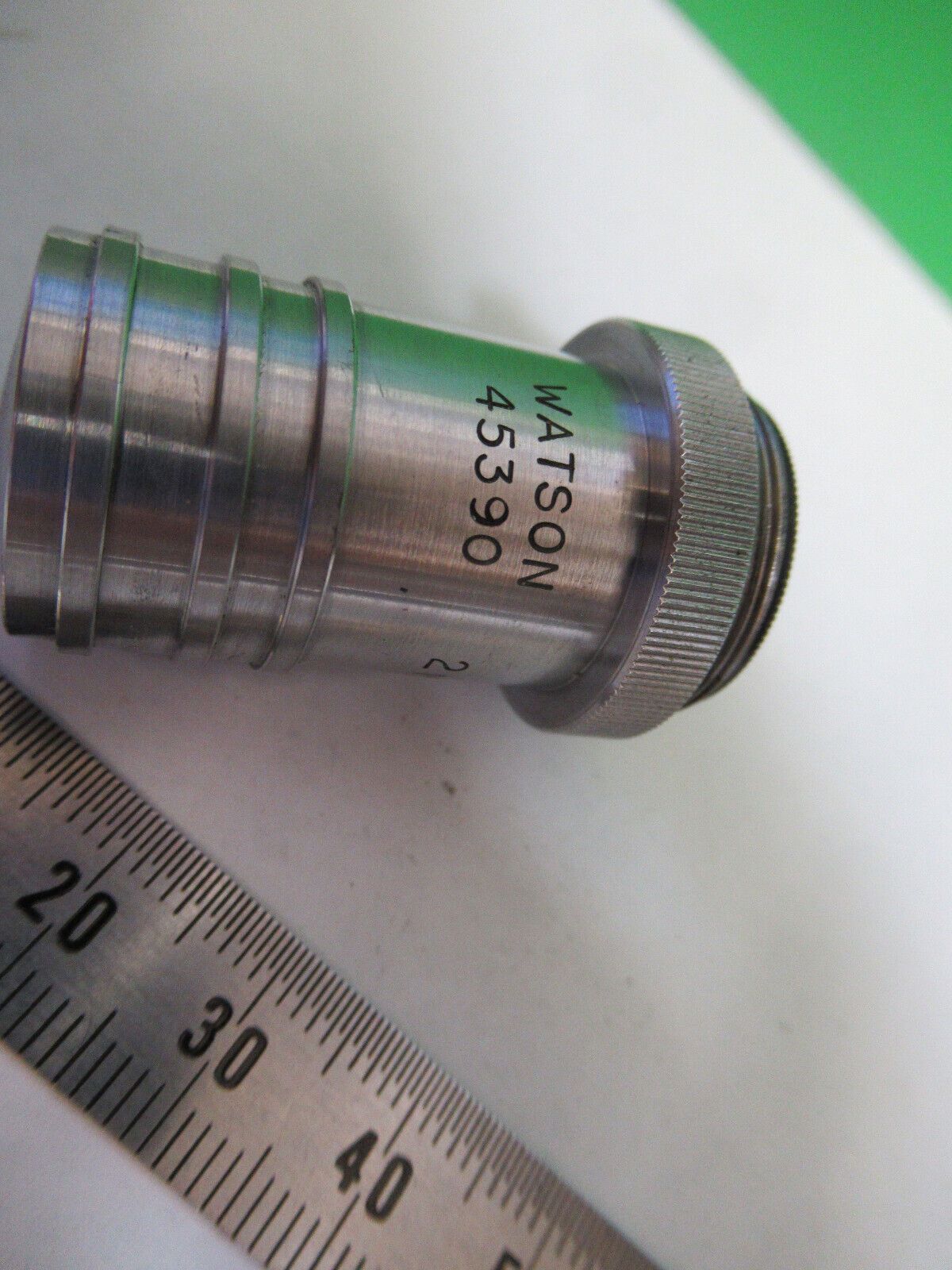 WATSON UK PARA 100X OBJECTIVE LENS MICROSCOPE PART AS PICTURED &R2-B-38