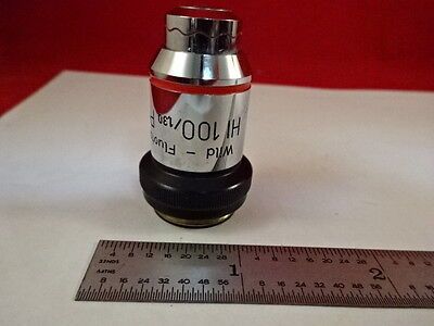 MICROSCOPE WILD HEERBRUGG SWISS OBJECTIVE 100X PH PHASE OPTICS AS IS B#AD-08