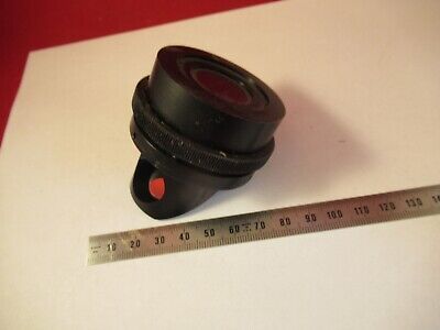 ZEISS GERMANY LENS + IRIS + MIRROR ILLUM MICROSCOPE PART AS PICTURED &96-A-03