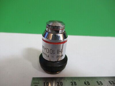 WILD SWISS FLUOTAR OBJECTIVE 100X LENS MICROSCOPE PART AS PICTURED &Q9-A-149B