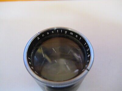 SCHNEIDER ANASTIGMAT LENS 1:2,8 /75 OPTICAL OPTICS AS PICTURED &15-FT-X32