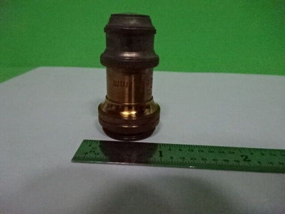 MICROSCOPE PART OBJECTIVE 1/12 ANTIQUE SEIBERT GERMANY OPTICS AS IS #AQ-A-07