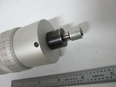 MICROSCOPE PART MITUTOYO 152-392 STAGE MICROMETER AS IS BIN#R9-03