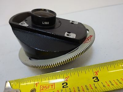 MICROSCOPE PART NOSEPIECE LEITZ L960 OPTICS AS IS BIN#TA-1-4-A