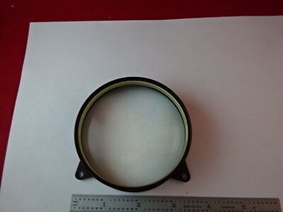 OPTICAL MOUNTED LENS CONVEX CONCAVE MIL SPEC LASER OPTICS AS IS #50-A-06