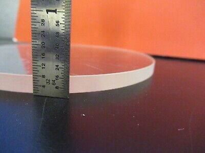 FOR PARTS OPTICAL HUGE GLASS PLATE 4.25" DIAMETER OPTICS AS PICTURED &Q1-A-96