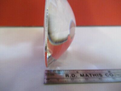 OPTICAL LARGE BI CONVEX GLASS LENS OPTICS AS PICTURED &13-FT-10