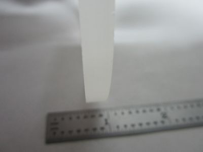 OPTICAL CLEAR THICK GLASS PREFORM [chips on edge] LASER OPTICS AS IS BIN#L2-22