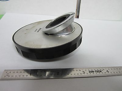 MICROSCOPE NIKON JAPAN NOSEPIECE TURRET  WITHOUT OPTICS BIN#F3-44