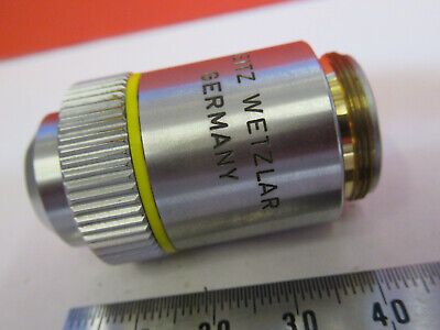 LEITZ WETZLAR OBJECTIVE 10X /160 LENS MICROSCOPE PART AS PICTURED &B2-A-27