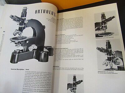 ORIGINAL BOOKLET LEITZ WETZLAR GERMANY POLARIZING MICROSCOPE PART AS PICTURED W3