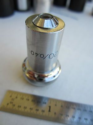 OPTICAL MICROSCOPE PART OBJECTIVE TASCO 20X OPTICS AS IS DWR#02