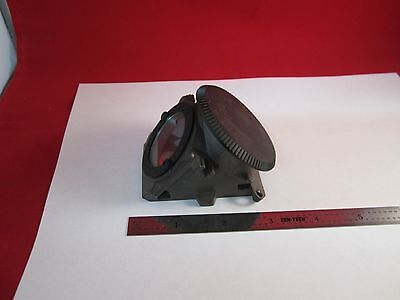 MICROSCOPE PART LEITZ ILLUMINATOR MIRROR ERGOLUX OPTICS BIN#C5-5-G