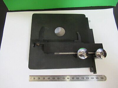 SPENCER AO XY STAGE TABLE VINTAGE MICROSCOPE PART AS PICTURED &3-C-03